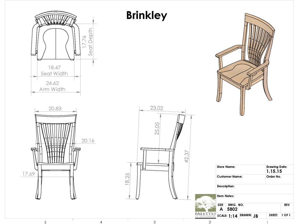 Brinkley Arm Chair - image 2
